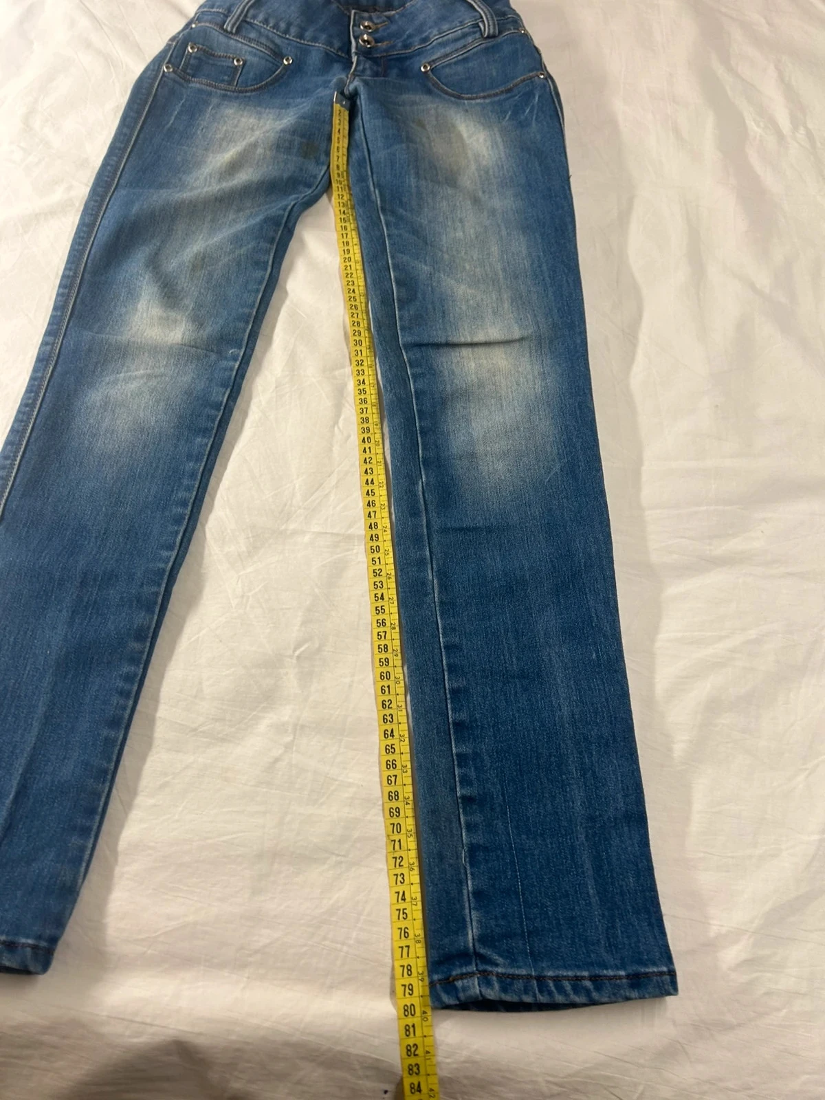Jeans azul de cintura baixa v. S. Miss tamanho 36 – photo 6